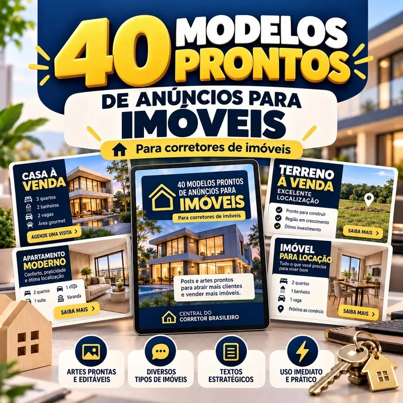 40 Modelos Prontos de Anúncios para Imóveis